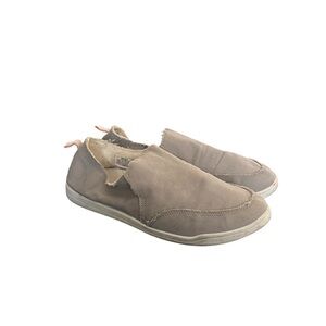 Vionic Women’s Malibu 01-2022 Taupe Canvas Slip-On Sneakers Size 9.5